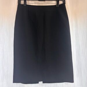 Diane Von Furstenberg Elegant Black Pencil Skirt